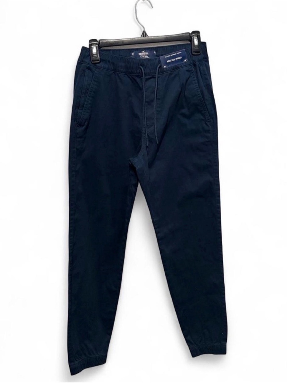 Navy Jogger Pants - Hollister